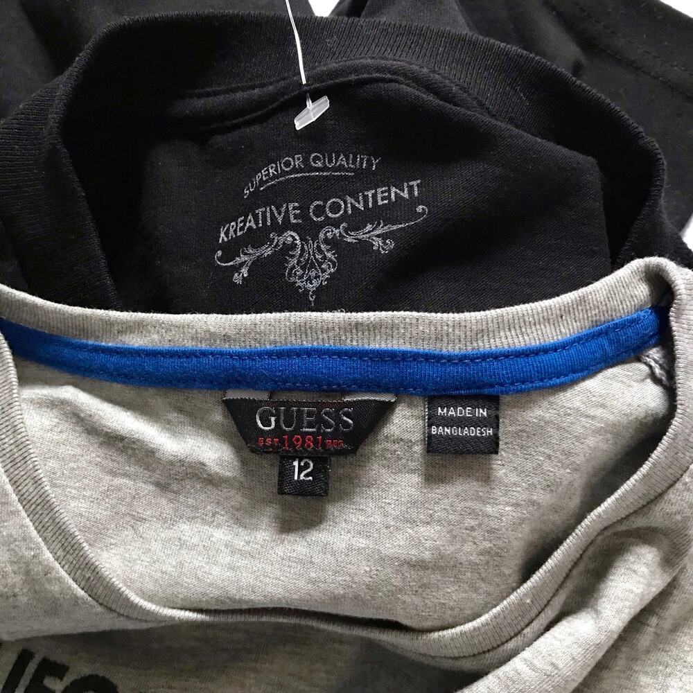 Guess and Kreative Content NWOT Short Sleeves Shirt Bundle Boys M (12) - Picture 8 of 9
